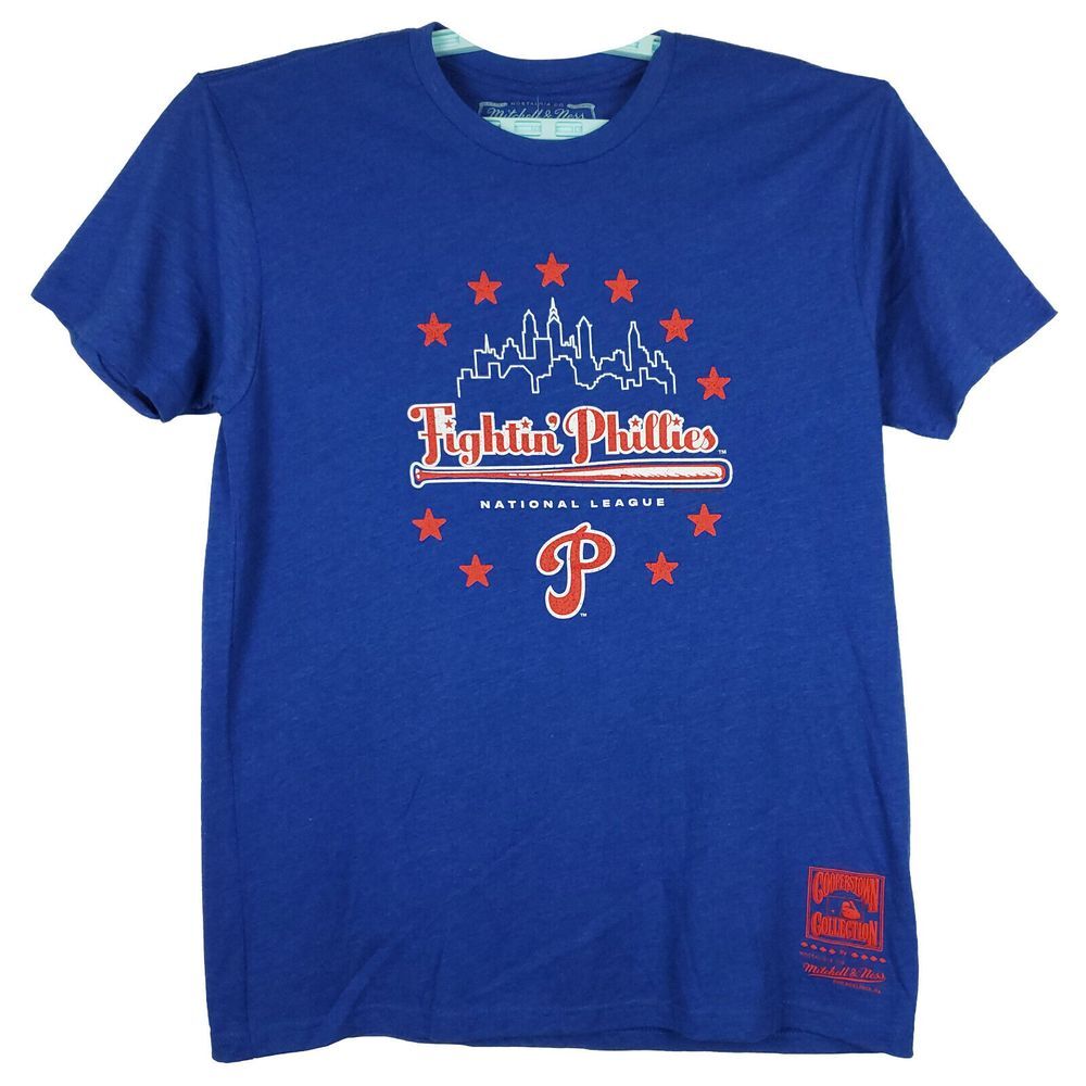 Philadelphia Phillies Mitchell & Ness MLB L Large Shirt Fightin' Phillies NWT